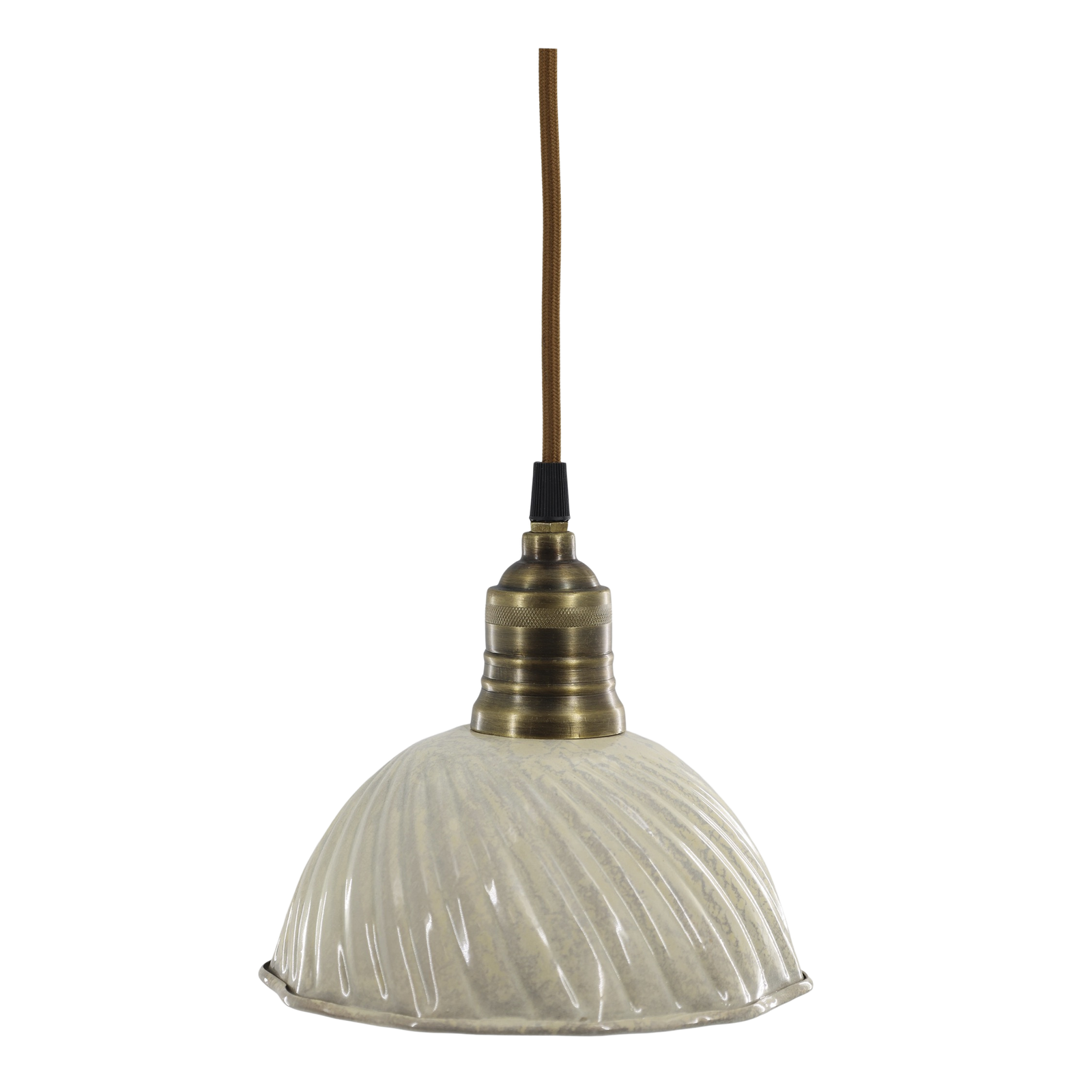 Vintage Ribbed Pendant Lamp £70
