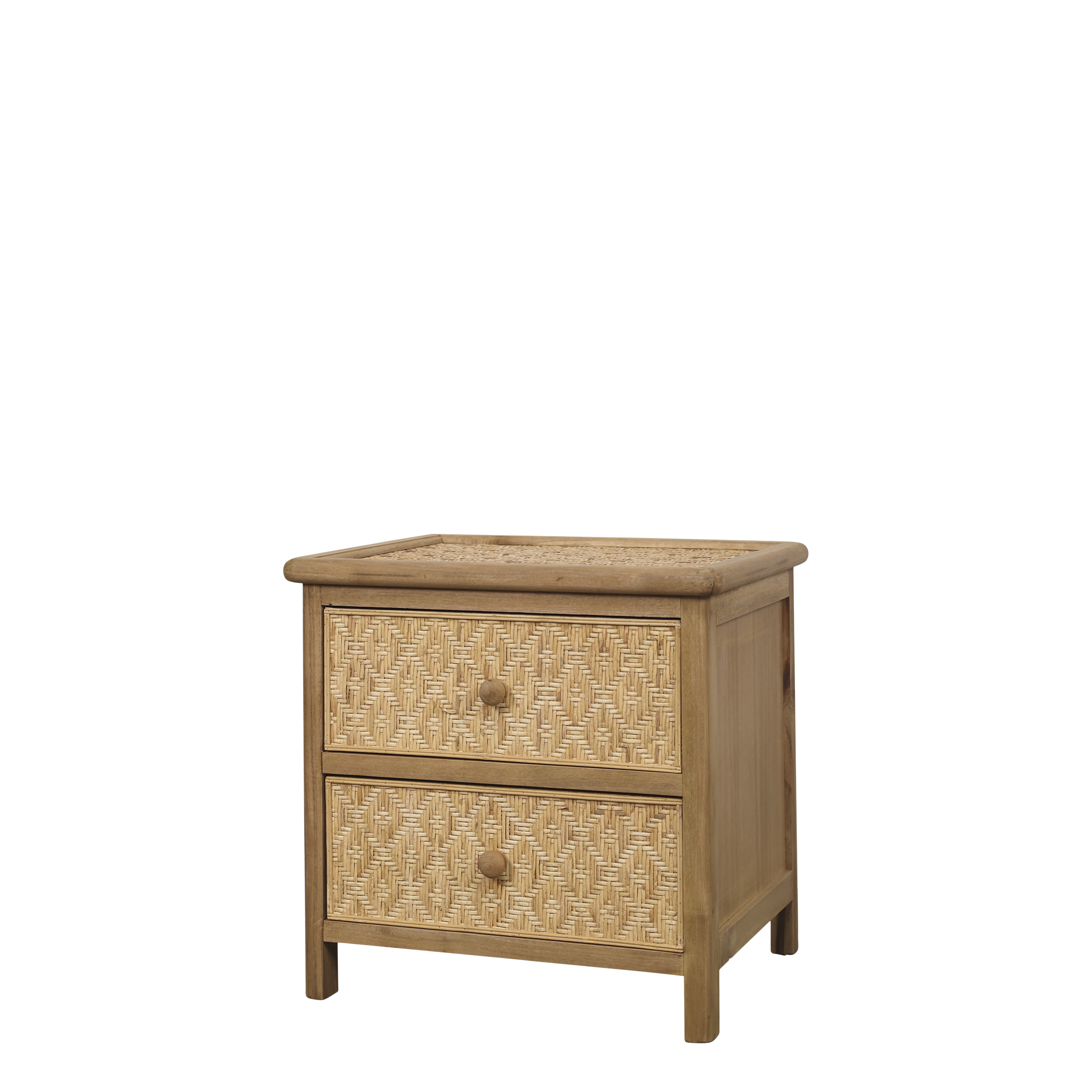 Rattan Nightstand