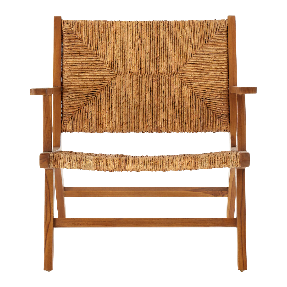 Teak and Rattan Lounge Chair £540