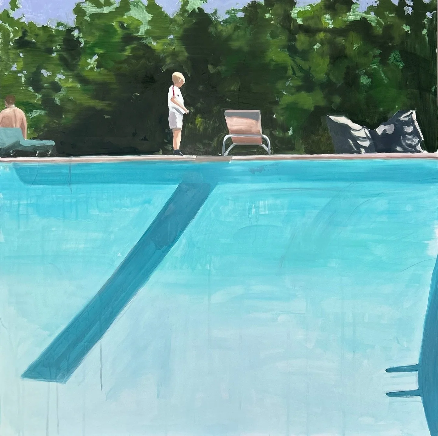 A @hbcunning summer. My love for the work of this artist, a fellow Virginian and internationally celebrated painter, knows no bounds. Holland&rsquo;s fascination with spaces and places that leave shadows of occupation and memory is deeply fascinating