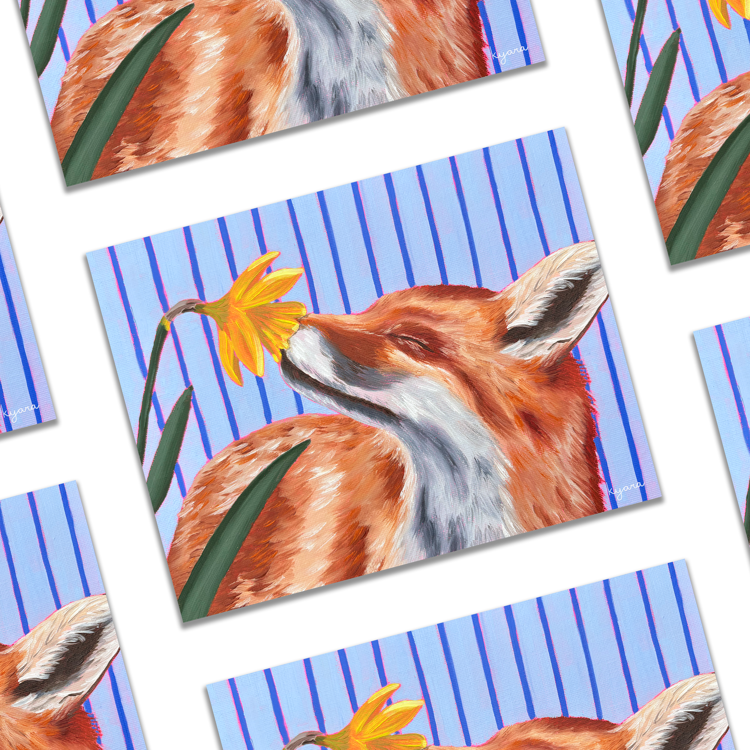 fox painting card multiple mockup landscape.png