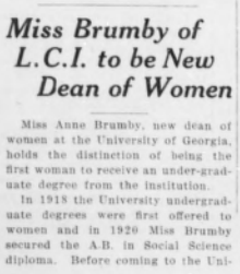 from The Red & Black, October 9, 1924