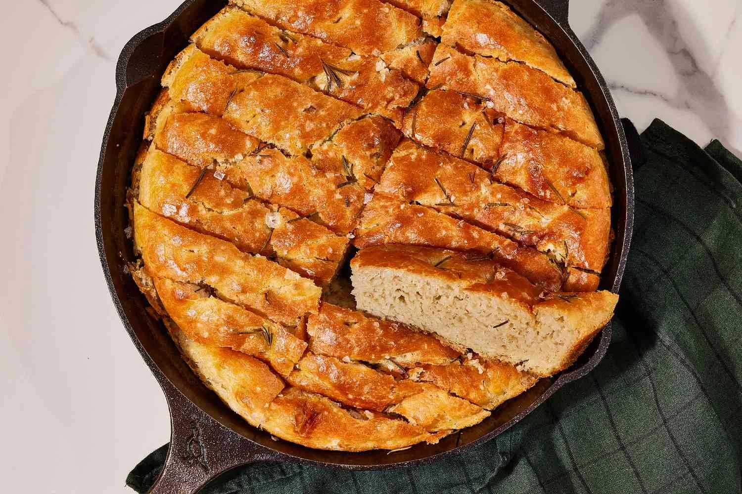 Focaccia with Herbs and Maldon Sea Salt (DF) - $18/serves 6-8