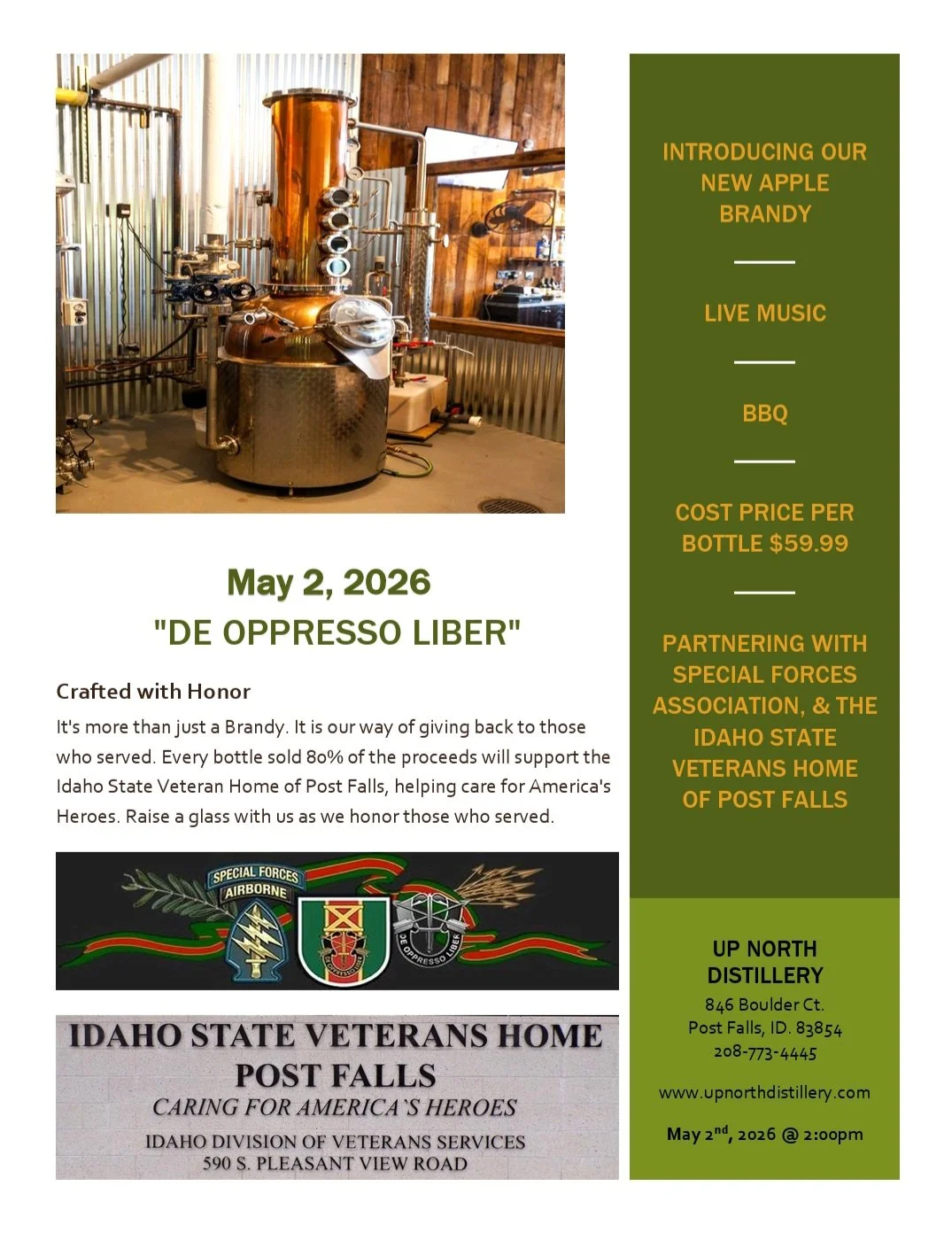 Whiskey Launch at Up North Distillery