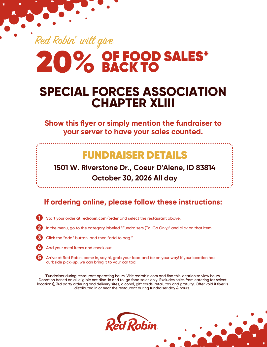Red Robin SFAXLIII Flyer