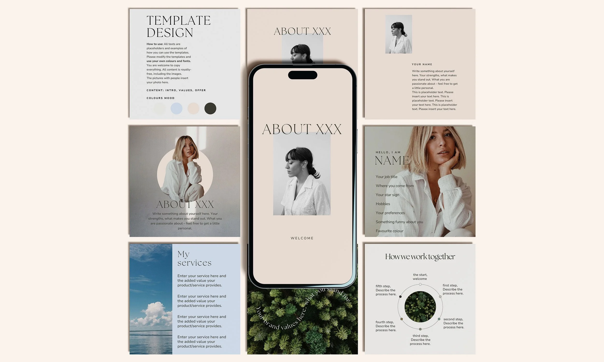 free canva templates for coaches and female enterpreneurs