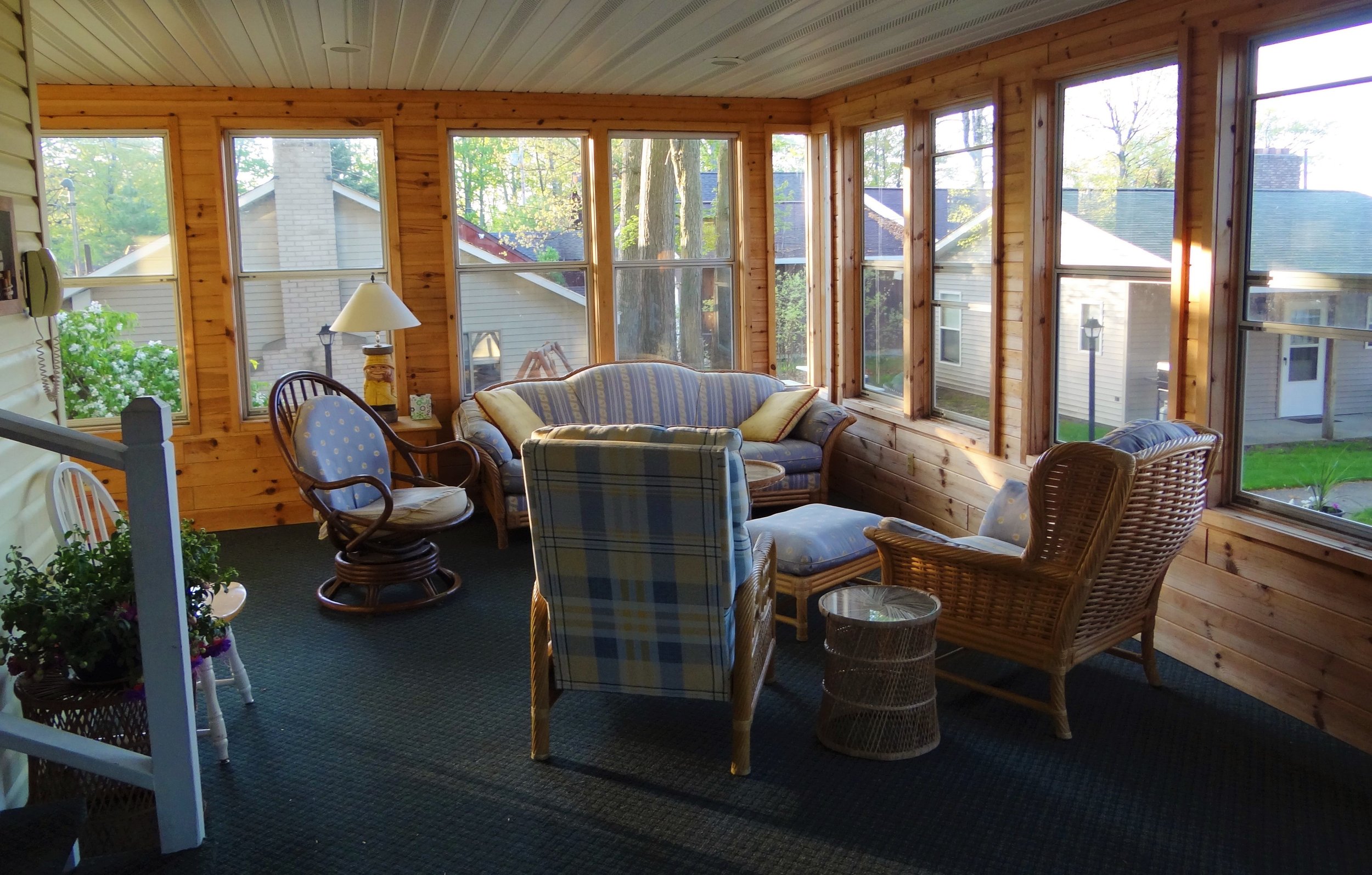 Sun Porch Seating Area