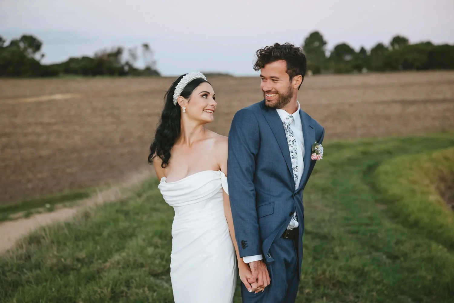 Joubert and Mika during their wedding at Murasie in the Overberg