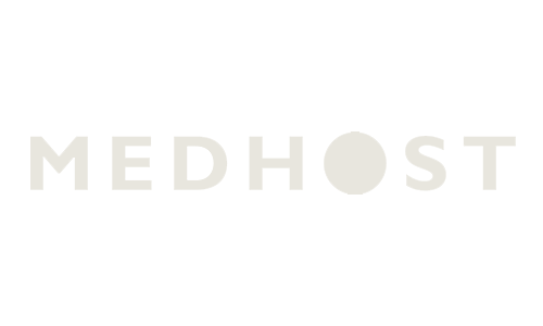 Background with white text displaying 'MEDHOST'.