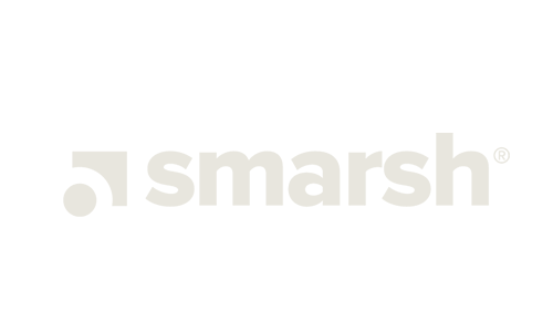 Smarsh logo in light gray on a white background.