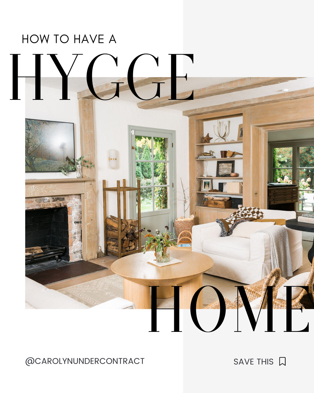 How to Have a Hygge Home 🏡​​​​​​​​​
If you've been seeing this word around and have been wondering how to implement it, or even how to pronounce it, keep reading!

Hygge (hoo-gah) is a Danish concept they attribute to making them the happiest people