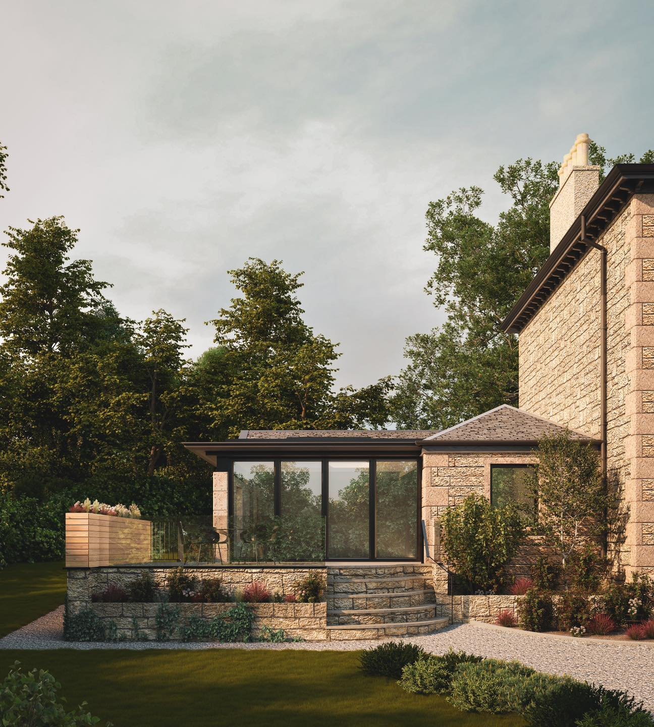 Helensburgh, Argyll &amp; Bute 

Another image produced for Paterson Gordon Architecture of their proposed extension in Helensburgh. 

Get in touch today to enquire about affordable visuals to being your vision to life 📐👩&zwj;💻

📸 Visuals by Stud