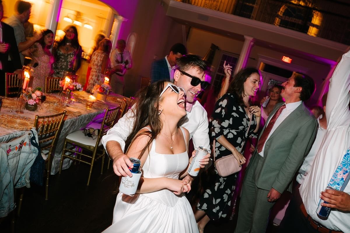 When the cake&rsquo;s been cut and the heels come off&hellip; you know it&rsquo;s about to go down.
These two turned their reception into a full-blown celebration&mdash;laughter, spins, dip kisses, and some questionable dance moves (no judgment here 