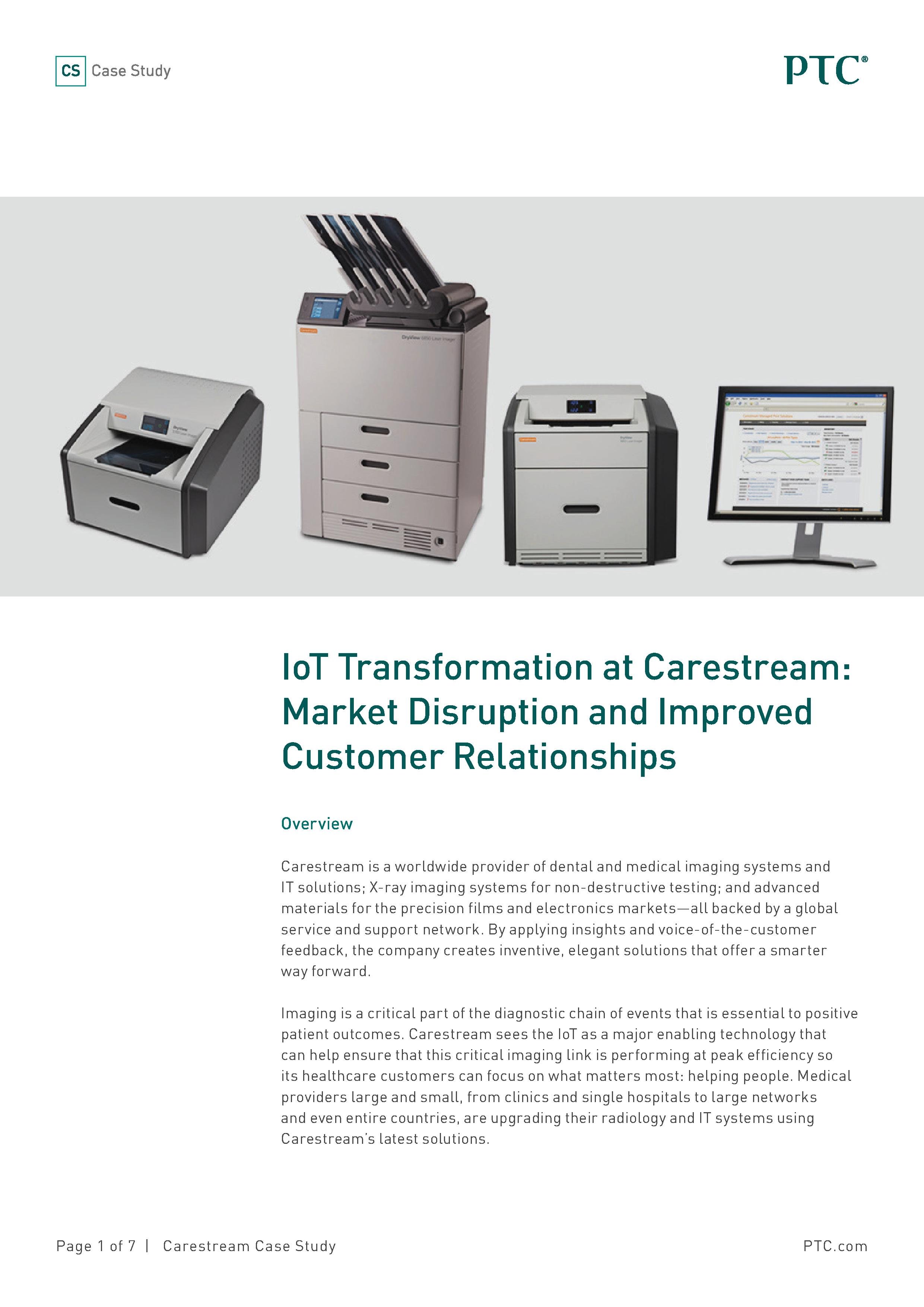 Case study: Carestream improves diagnostic image monitoring