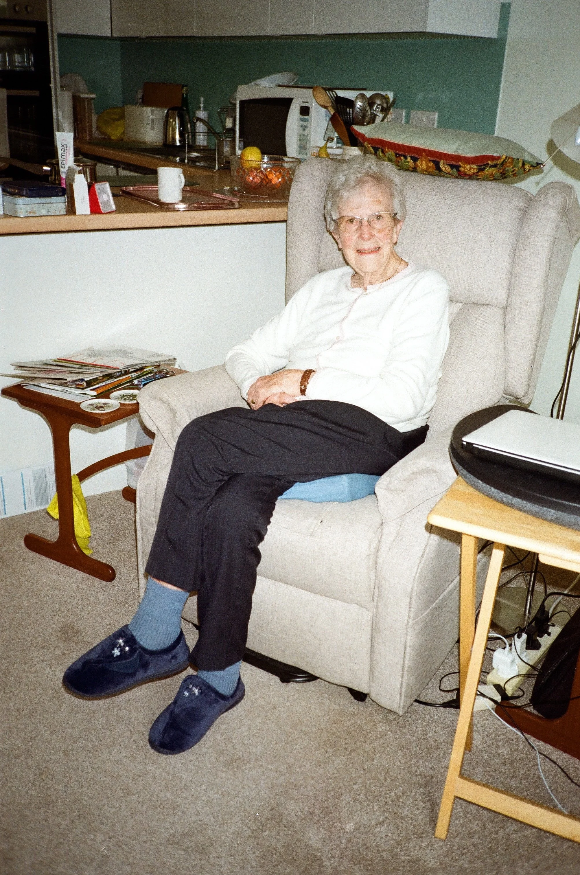 Nanna, 91st birthday, the final portrait