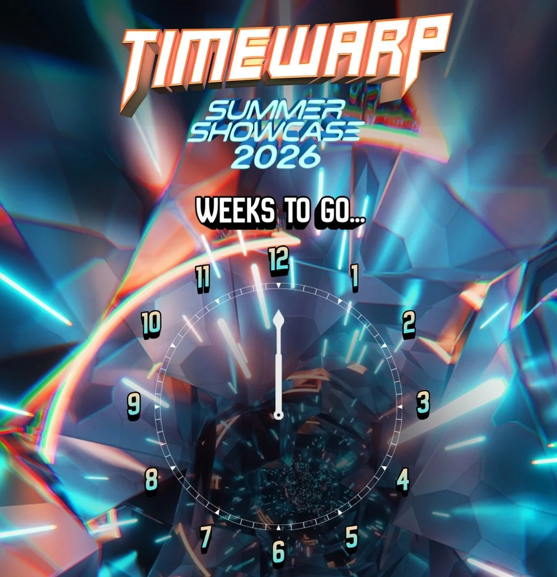 ⚡️12 WEEKS TO GO⚡️

The countdown to Timewarp has officially begun! Every Friday, expect a sneak peak of our running order on our story as we count down to the ultimate summer showcase&hellip;

Prepare for liftoff &hellip; it&rsquo;s going to be epic