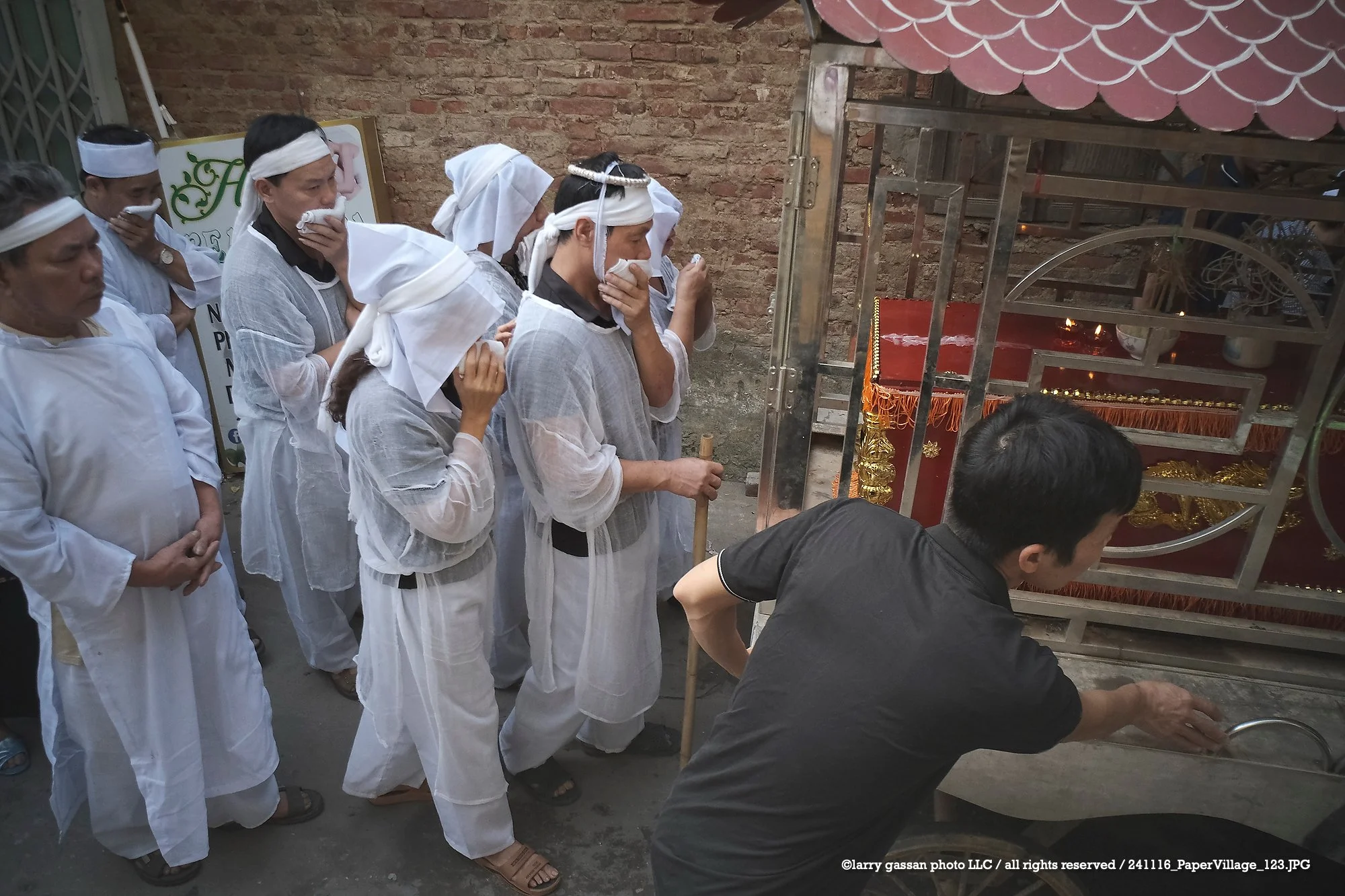 A funeral procession, Hanoi, Vietnam, 2024.