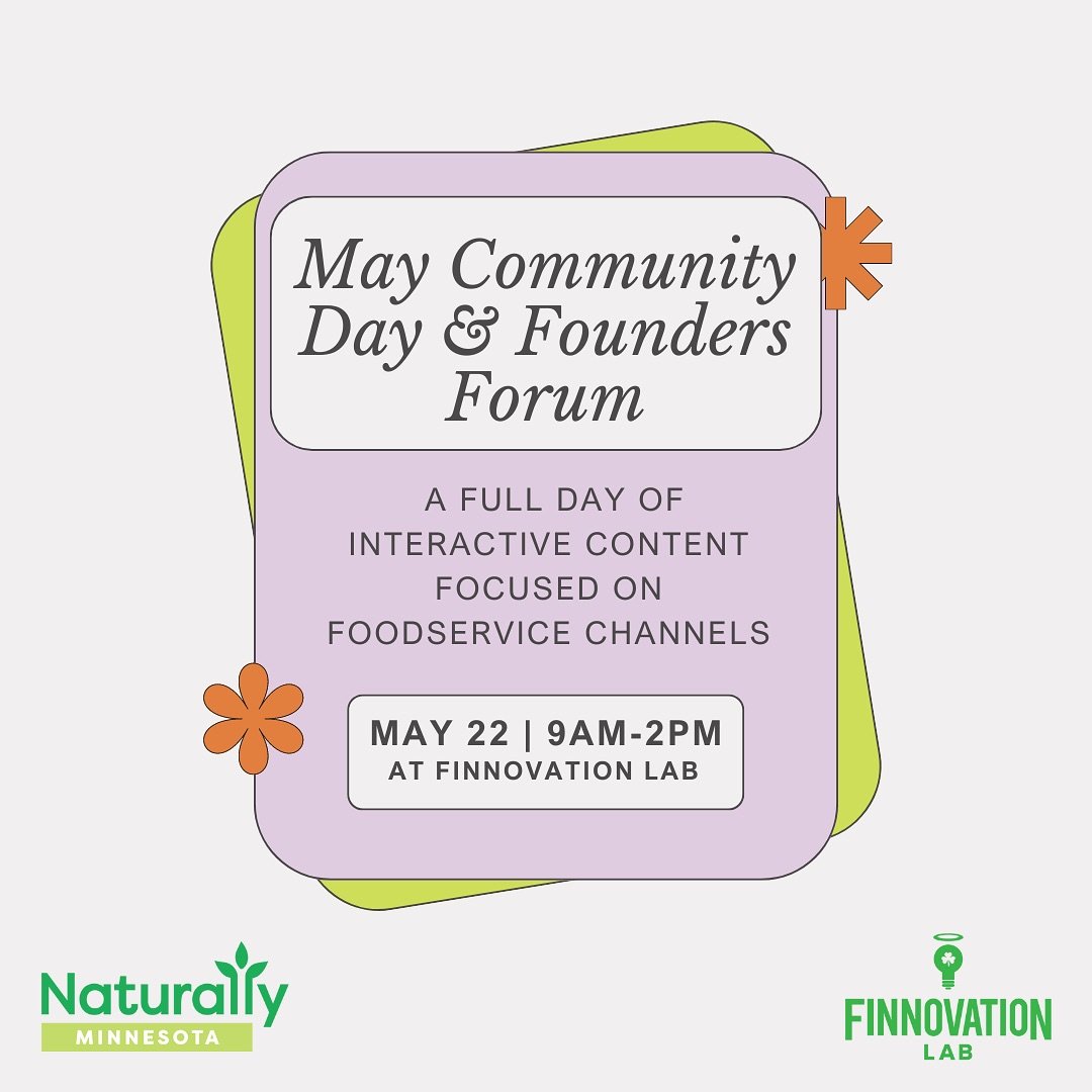 May Community Day: Explore the Dynamic World of Foodservice with Us! 🍽️

Join us on May 22nd at Finnovation Lab for a deep dive into the evolving landscape of foodservice. From farm to table and packaged goods, discover diverse revenue streams and f