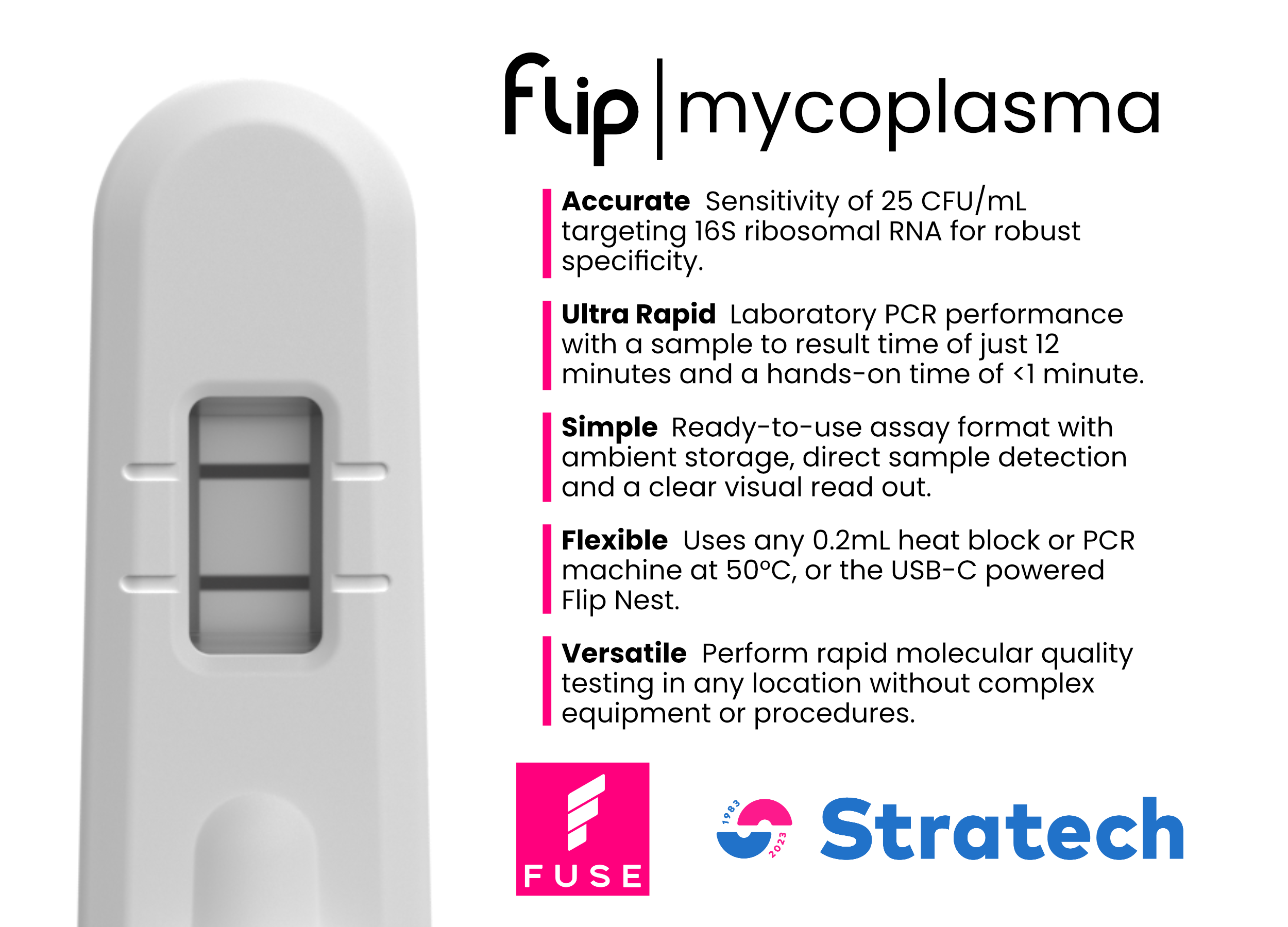 Fuse and Stratech form distribution partnership for Flip Mycoplasma cell culture contamination test