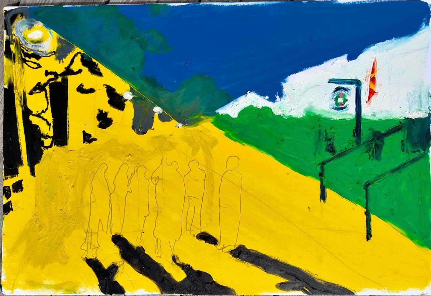Arild number 4.  This one is my 40th birthday at @strandhotellarild with family.  Went way more abstract and like it.