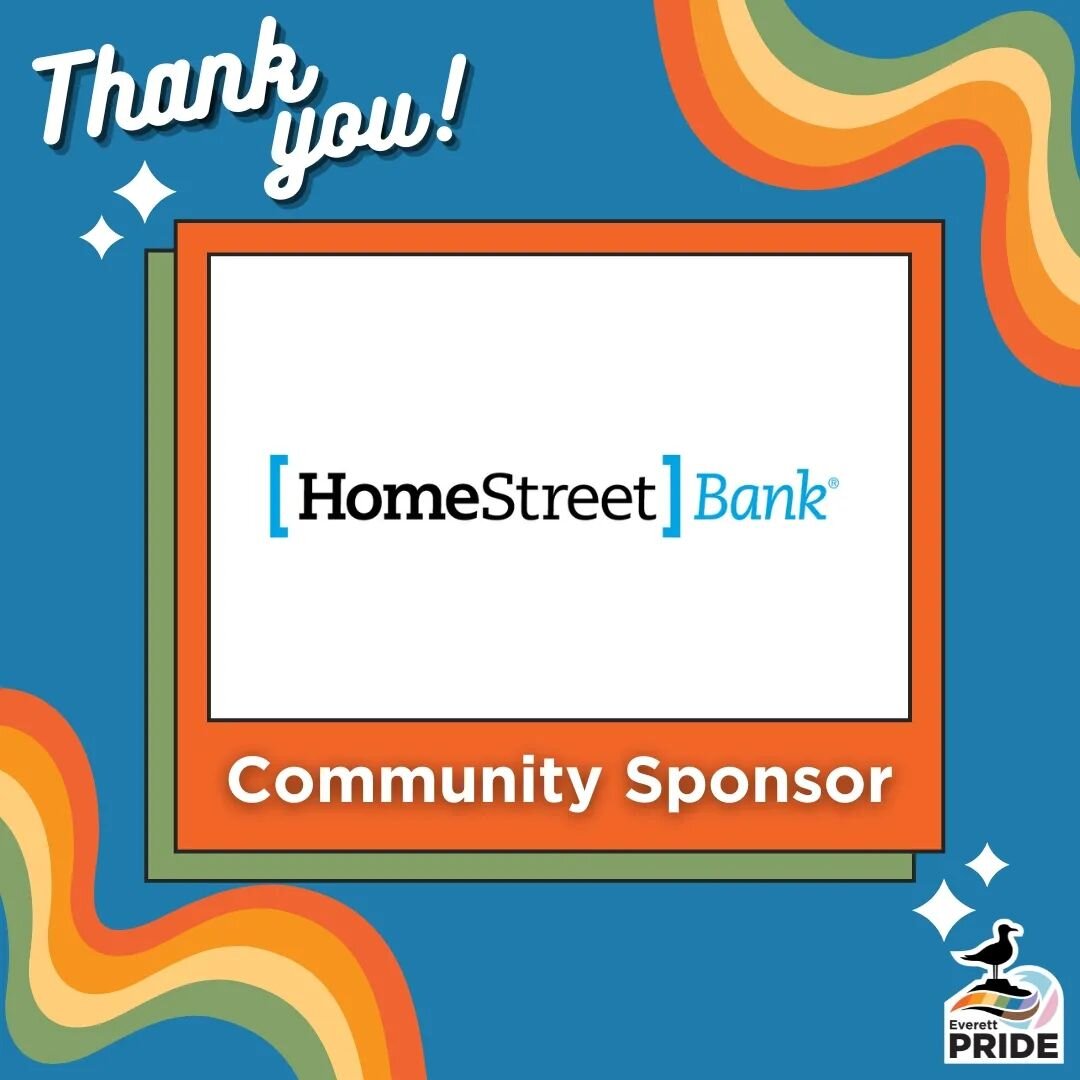Shout out to more of our Community sponsors of #EverettPride2024 we can't do this without support from you!

@homestreetbank
@kindred.healing.space
@brownedandtoasted
@the_bayside_cafe
@untamedhairandskin
@snohd

If you or your business want to spons