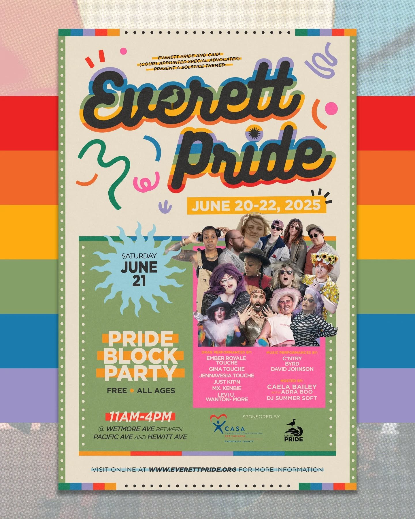 Join us on June 21, 2025 11:00 am to 4:00 pm for our 3rd Annual Block Party celebration presented by @snohomishcasa
We will be joined by our amazing community vendors and a whole host of amazing food trucks.
Prepare to be entertained by our amazin