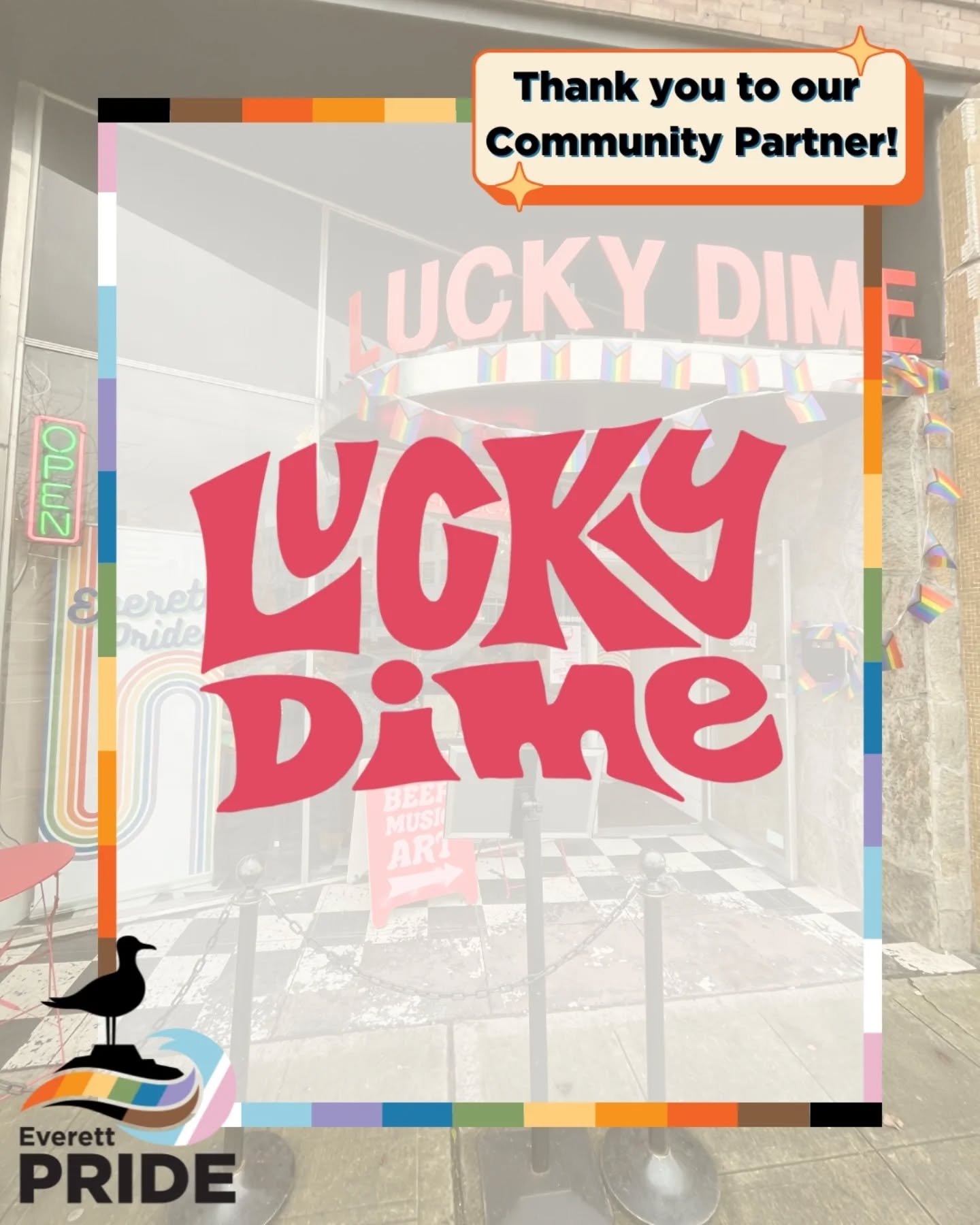 A huge thank you to our continuous supporter @luckydime.wa and for being our space for our silent auction event.
Be sure to check out any one of their many performer line ups every week or drag bingo once a month!
#everettpride2025 #everettprideblo