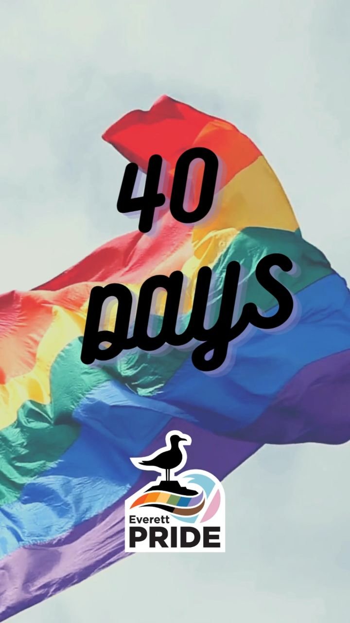 We are 40 days away!
I hope you're ready to celebrate Pride in 2025 because Everett Pride is proud to bring you a weekend full of amazing entertainment, fun and community!!
🌈June 20th starts with a 21+ Solstice themed Night Market with love music,