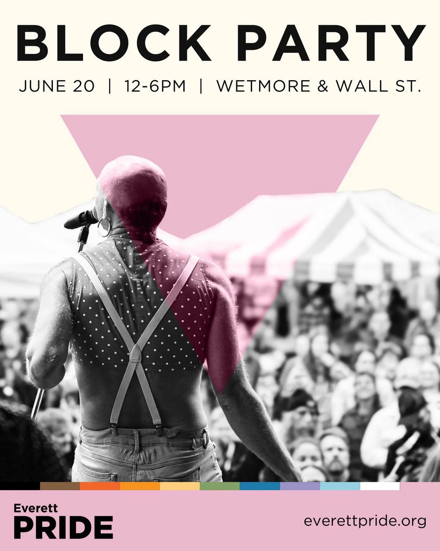 Celebrate 🌈Pride🌈 with us this June! Our 4th Annual Block Party will be Saturday, June 20th in downtown Everett. Come join us for amazing performances, delicious food, a variety of vendors, family fun, and more. 

📅 June 20, 2026
⏰ 12-6 PM
📍Wetmo