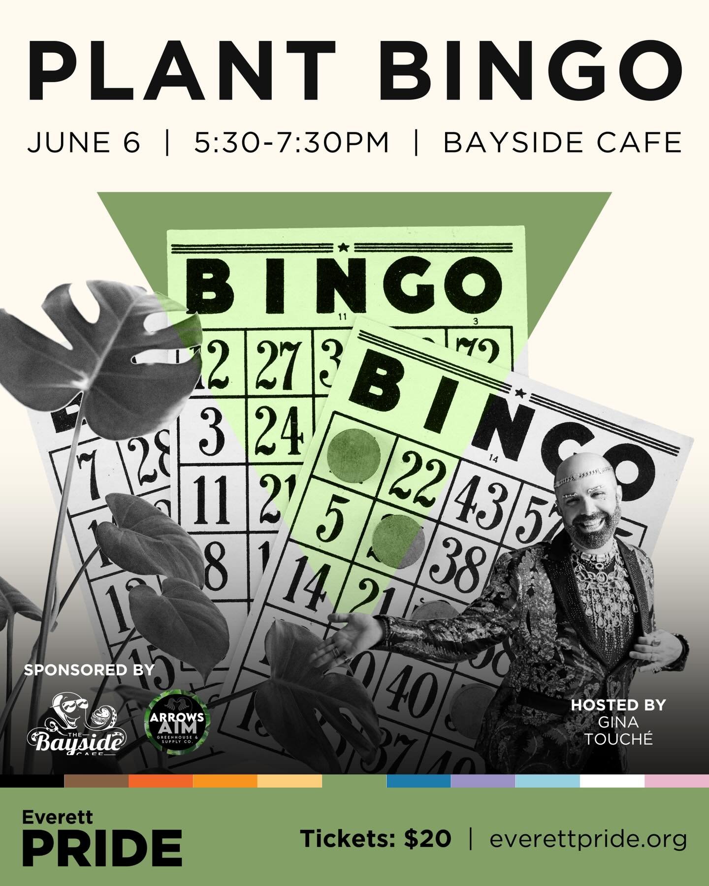 Want the chance to yell &ldquo;BINGO&rdquo; and walk away with a new plant?🪴 Kick 🏳️&zwj;🌈Pride Month🏳️&zwj;🌈 off right with Plant Bingo! Come for the plants, great music, good people, and immaculate vibes.

Sorticulture will be in full swing in