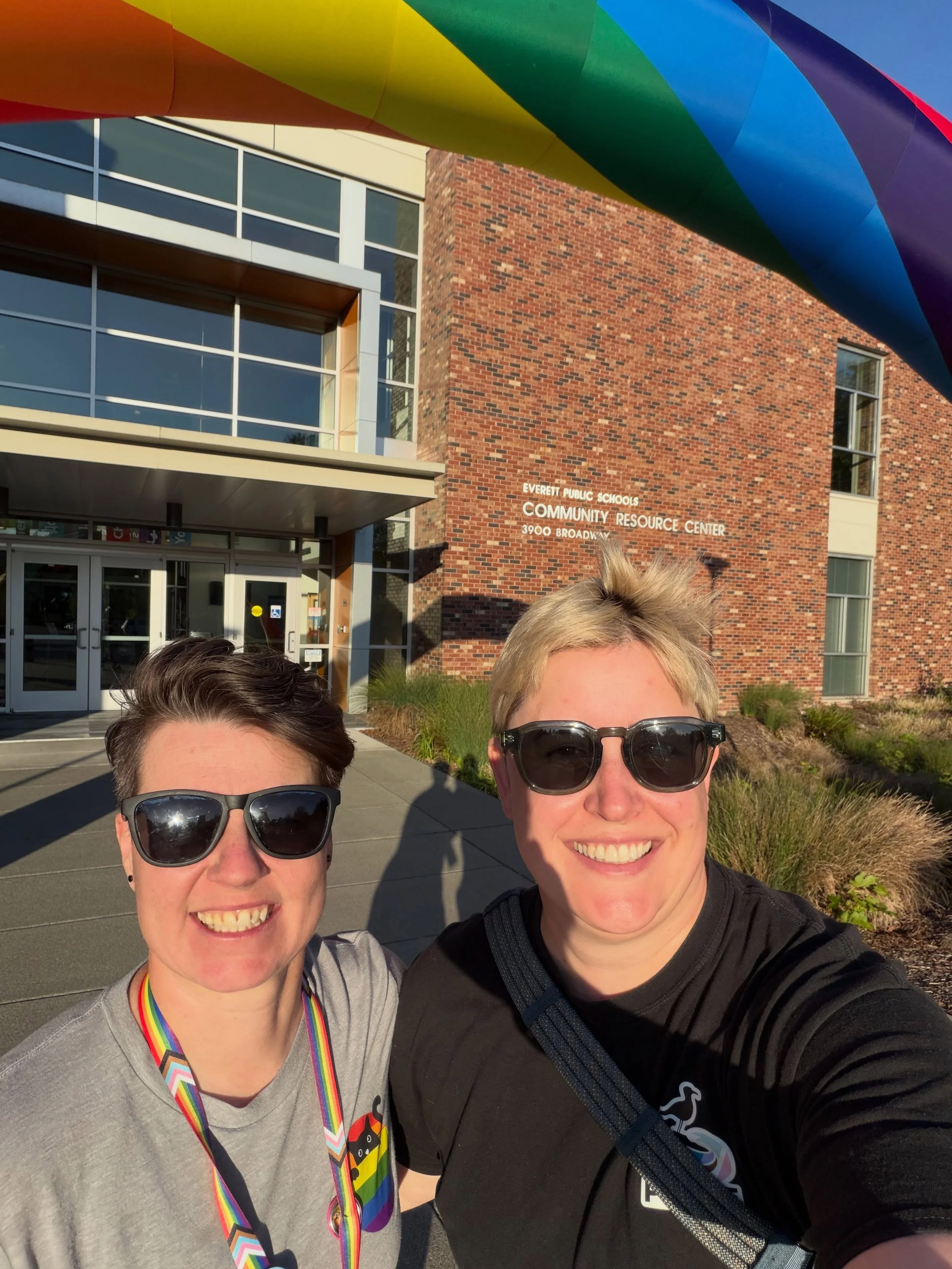 Everett has the best schools and we are so grateful to partner with them all year long! Thank you @dei_eps for your continued support to help make Everett an inclusive city and school district! Come hang out with us at the @everettaquasox Pride night