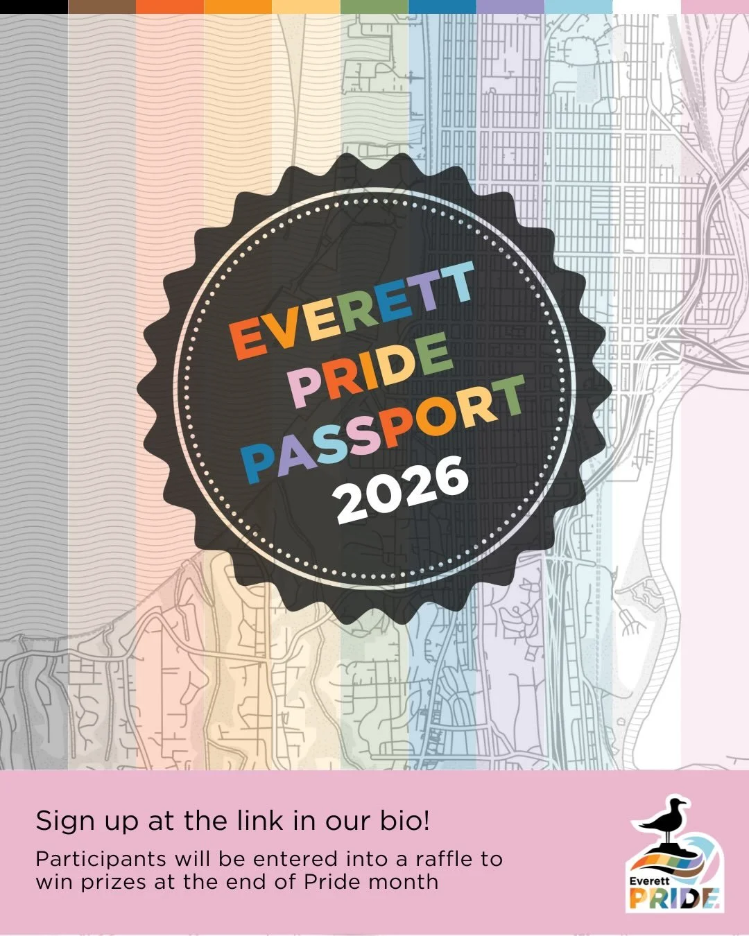 Happy first day of Pride Month! 🏳️&zwj;🌈✨ Participate in our Pride Passport this month and win amazing prizes! 

The Everett Pride Passport is a fun and inclusive event supporting local businesses throughout the month of June. Visit participating b