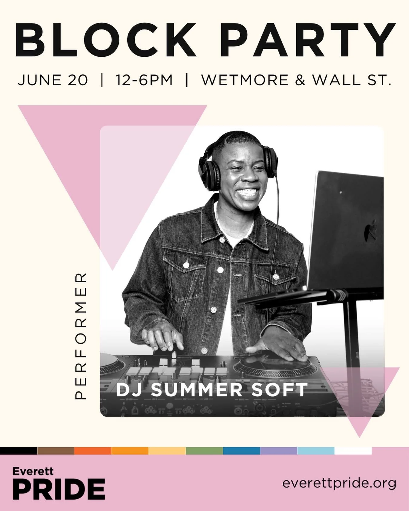 🎧 DJ SummerSoft (she/her) will be playing all of your favorites at our 4th annual Block Party on June 20th! She plays everything from soul, hip hop, afrobeats, house, funk, R&amp;B, disco &amp; everything in between. This is her second year DJ&rsquo