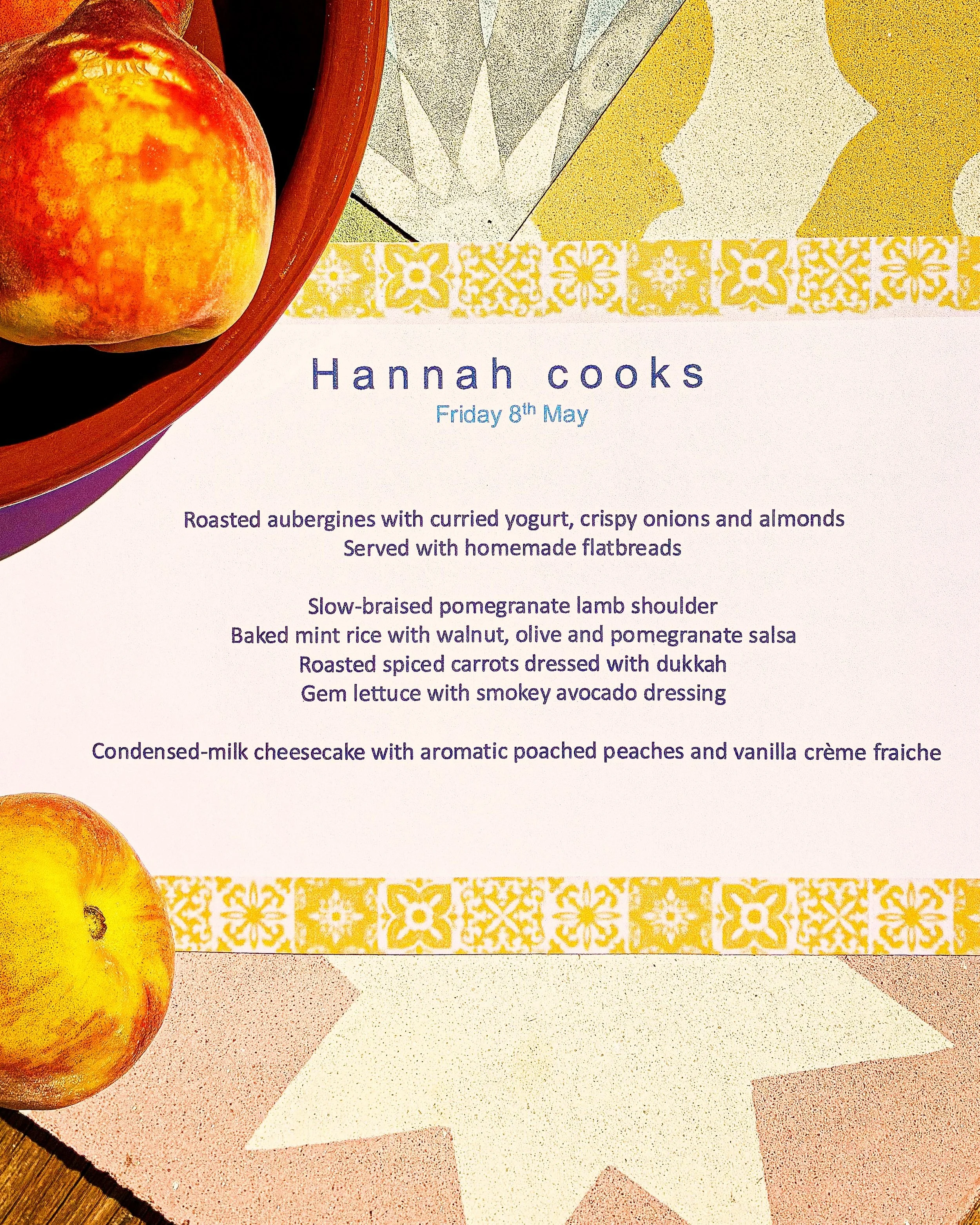 A mighty-fine menu for tonight&rsquo;s Pop-Up&hellip; dishes with more than a promise of sunny days and balmy nights yet still the hearty comfort of a cosy, home-cooked dinner.

Looking forward to cooking this one.

#surreyevents #surreyfood #popupre