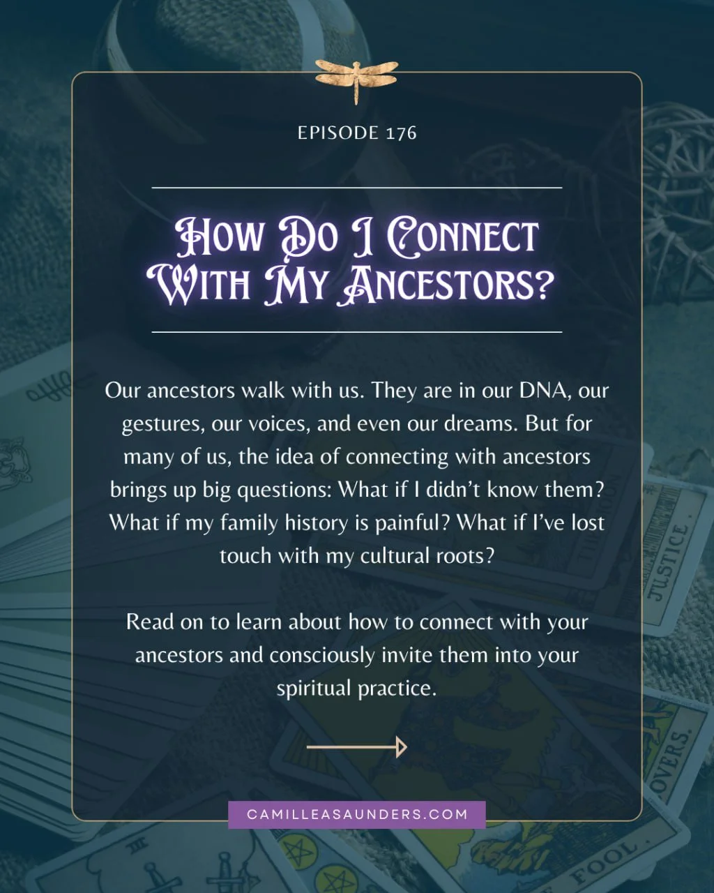 How do I connect with my ancestors?