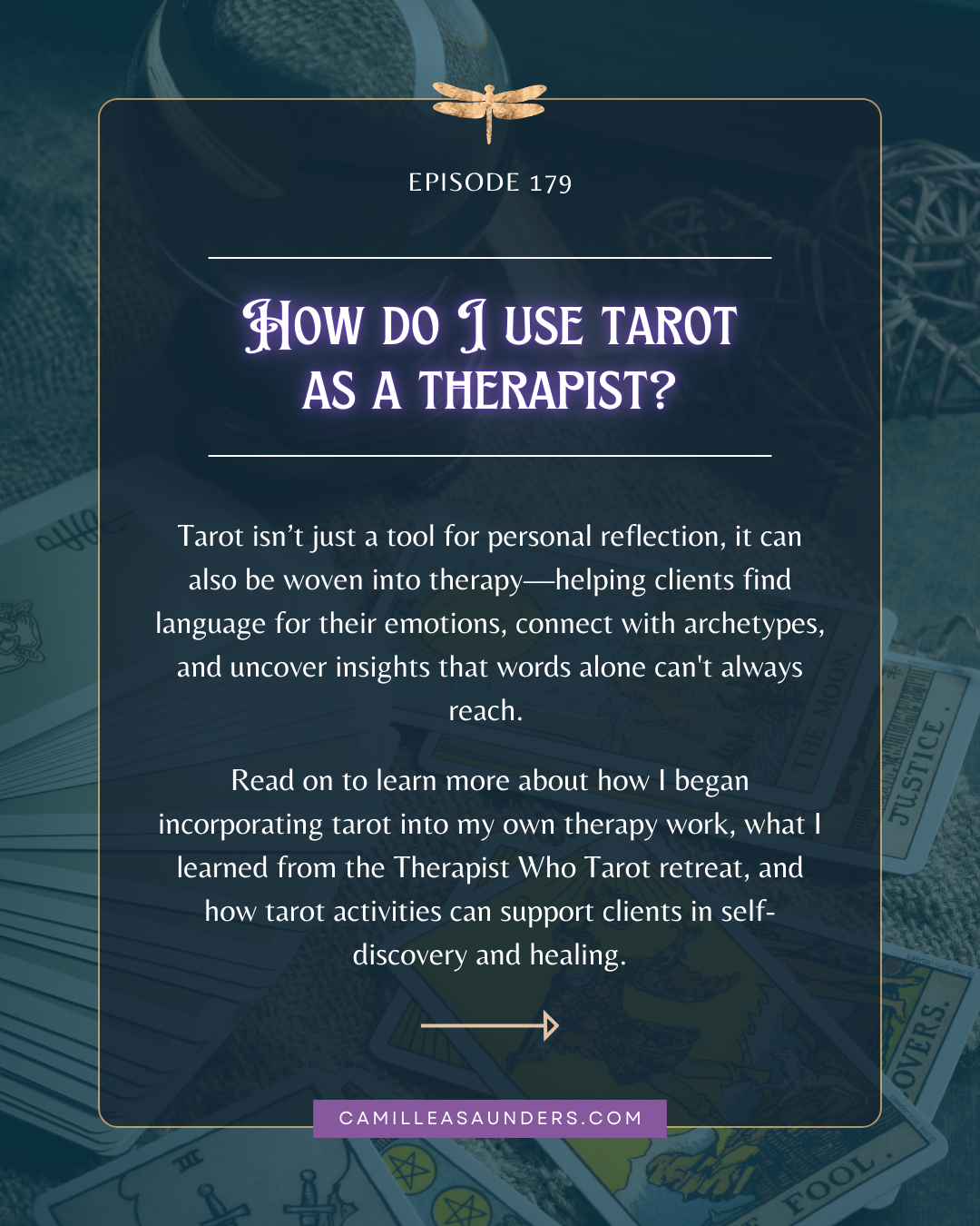 How do I use tarot as a therapist?