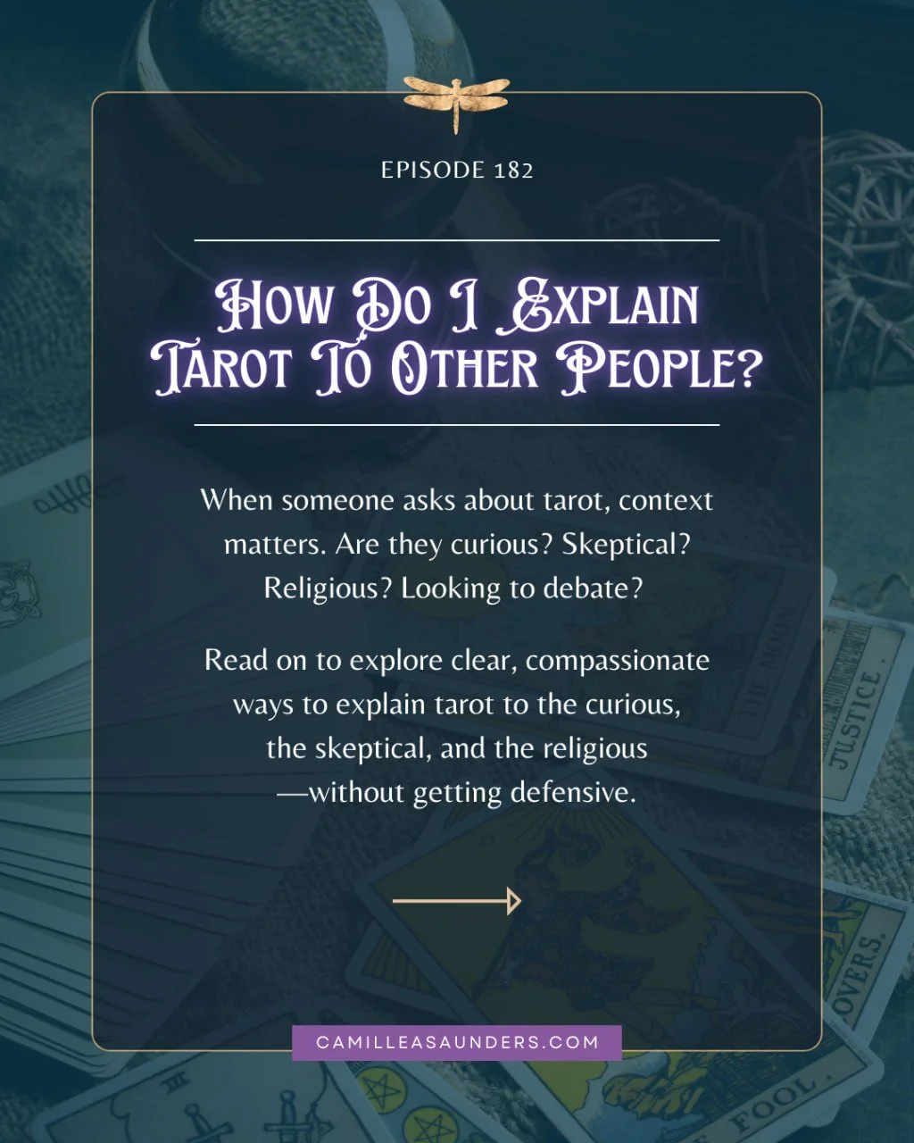 How do I explain tarot to other people?