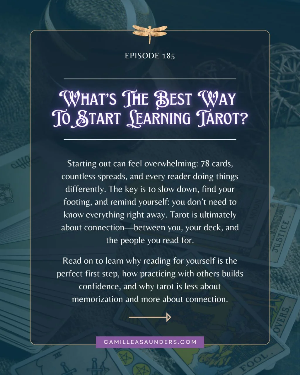 How do I learn tarot?