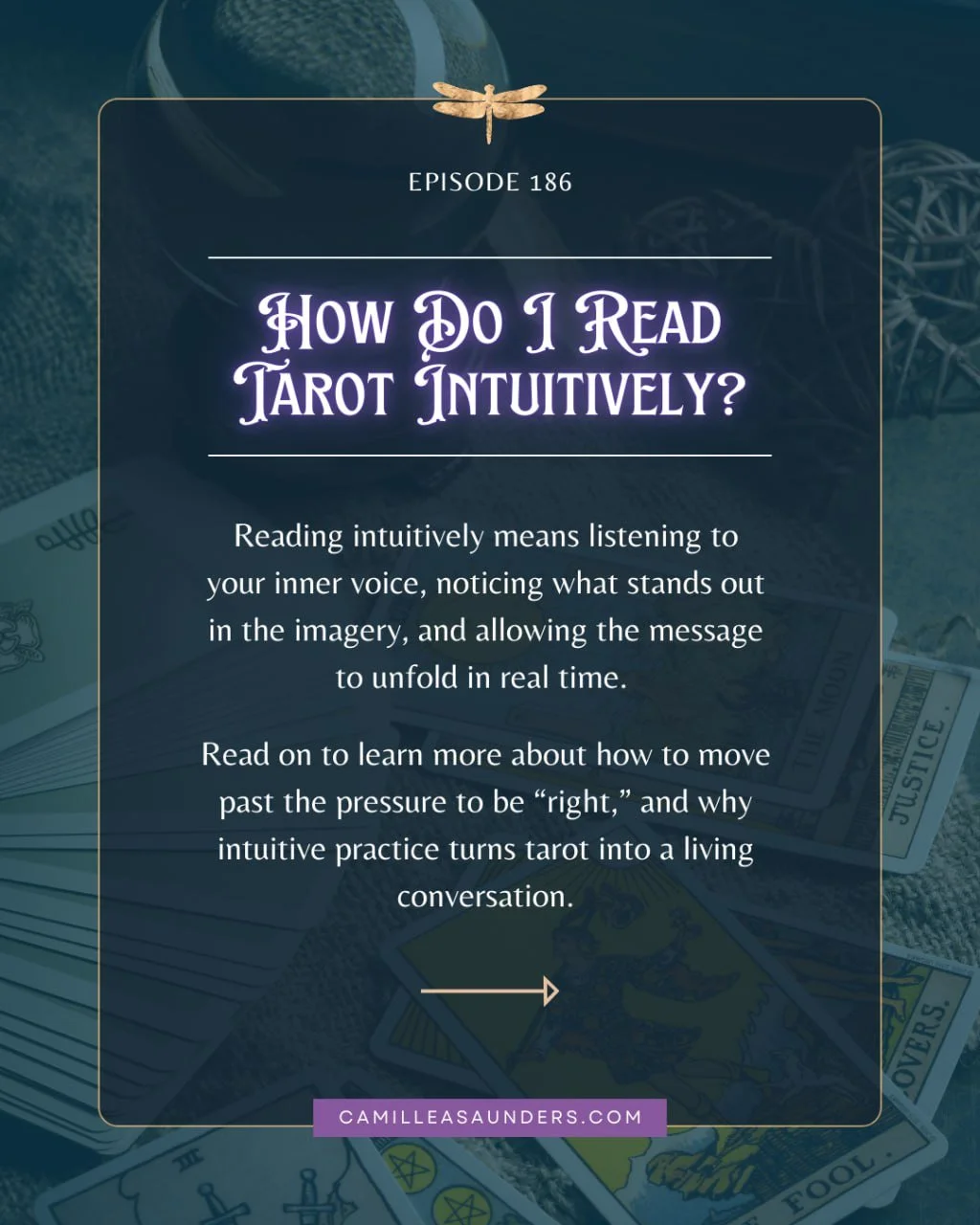 How do I read tarot intuitively?
