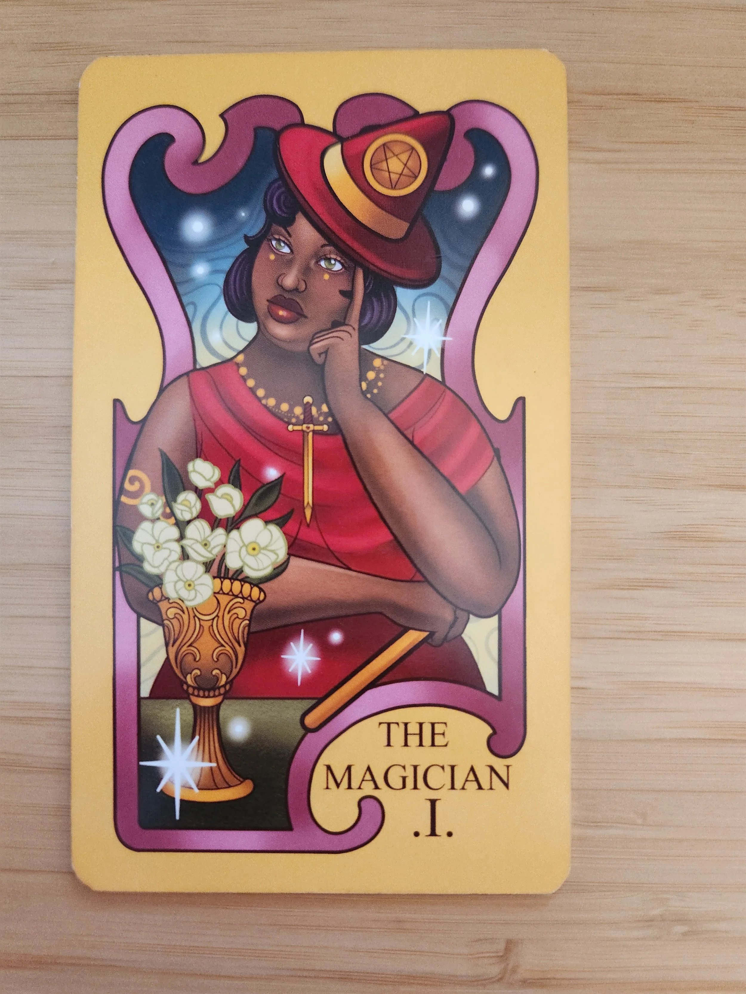The Magician card from the Snag Tarot