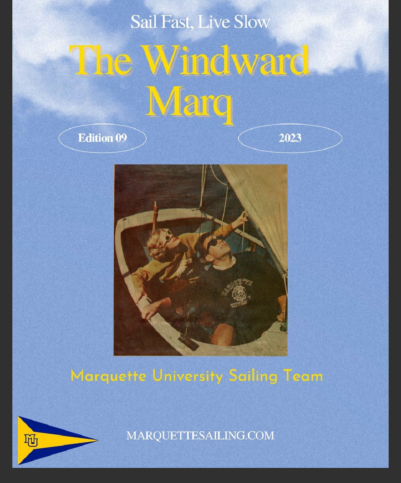 Sailors, alumni, friends, and family! Drumroll please&hellip;.. this year&rsquo;s windward marq is officially sent out so check your emails! Take a look to see what the team has been up to during the 2022-2023 season!