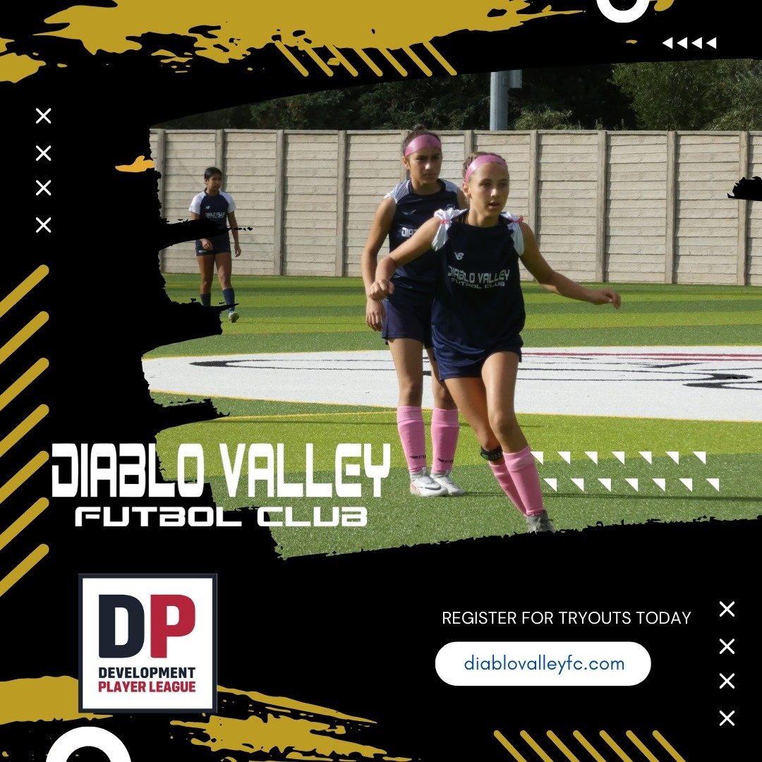 Diablo Valley FC will be the only club based in Contra Costa County in DP League, the prestigious National Development league. Tryouts for 2011 and younger start on Monday, May 6. Visit www.diablovalleyfc.com for more information and to register. #Go