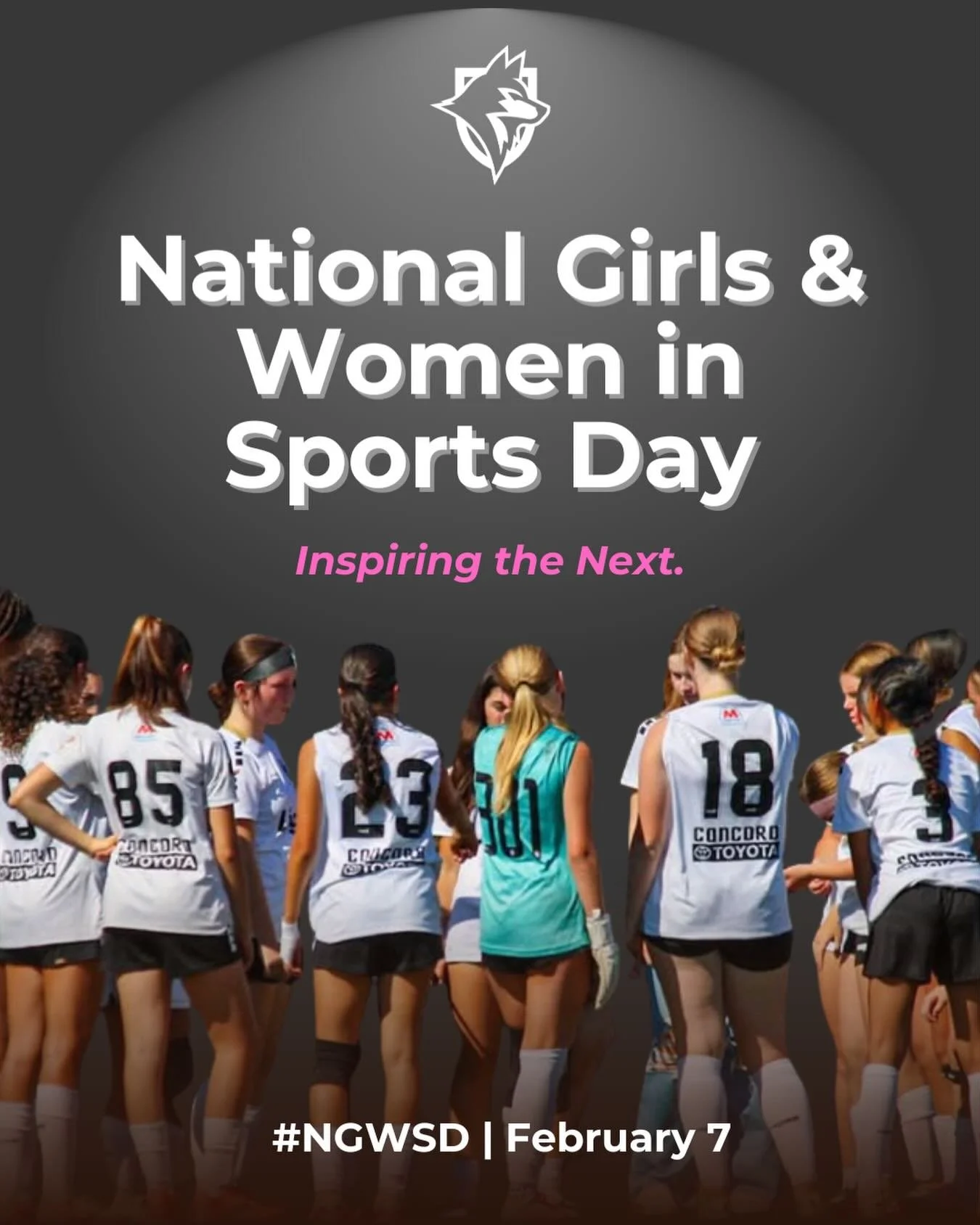 Today we celebrate National Girls &amp; Women in Sports Day. A moment to honor the power of sport to inspire confidence, strength, and leadership. To all the girls growing through the game, keep leading the way. #NGWSD #girlsinsports #dvfc