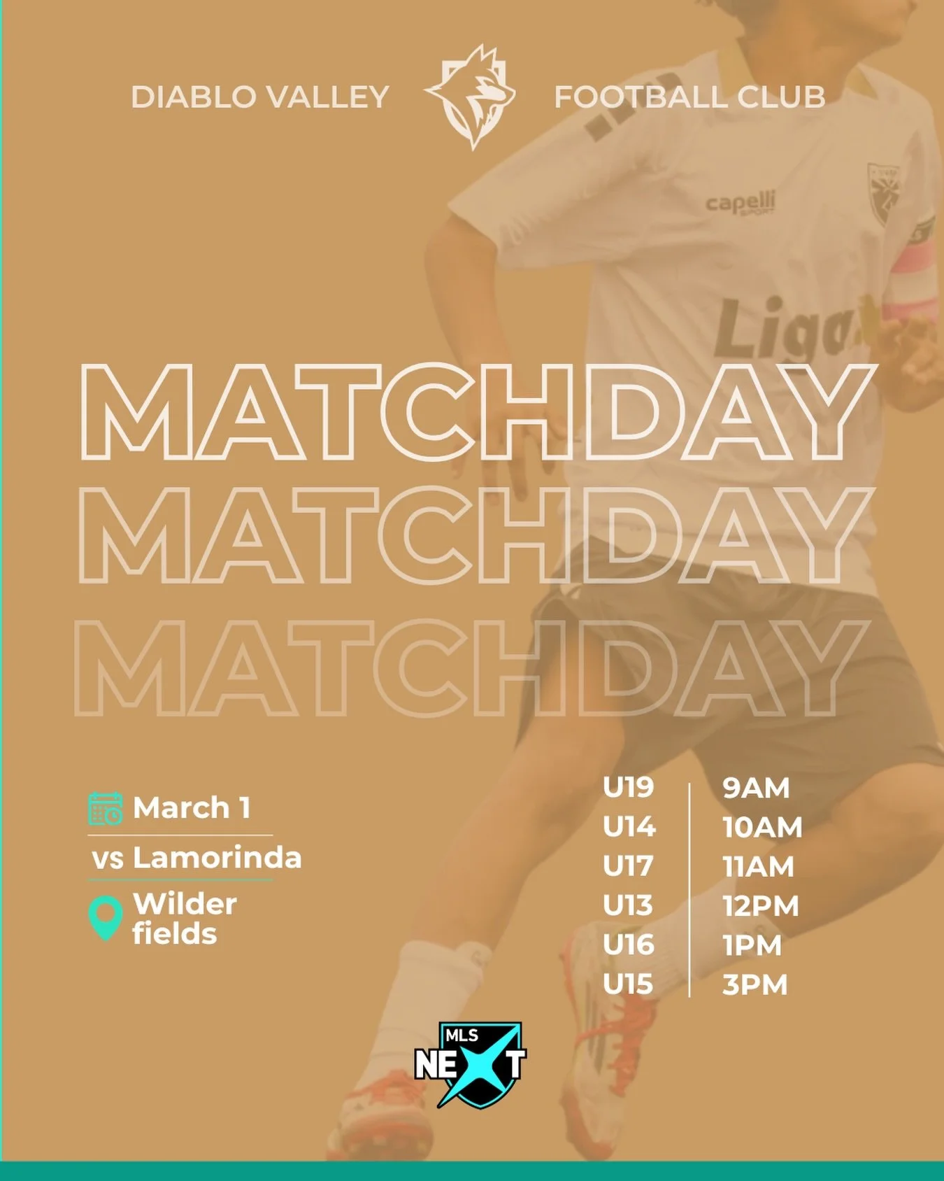 Let&rsquo;s go Wolves! #mlsnext