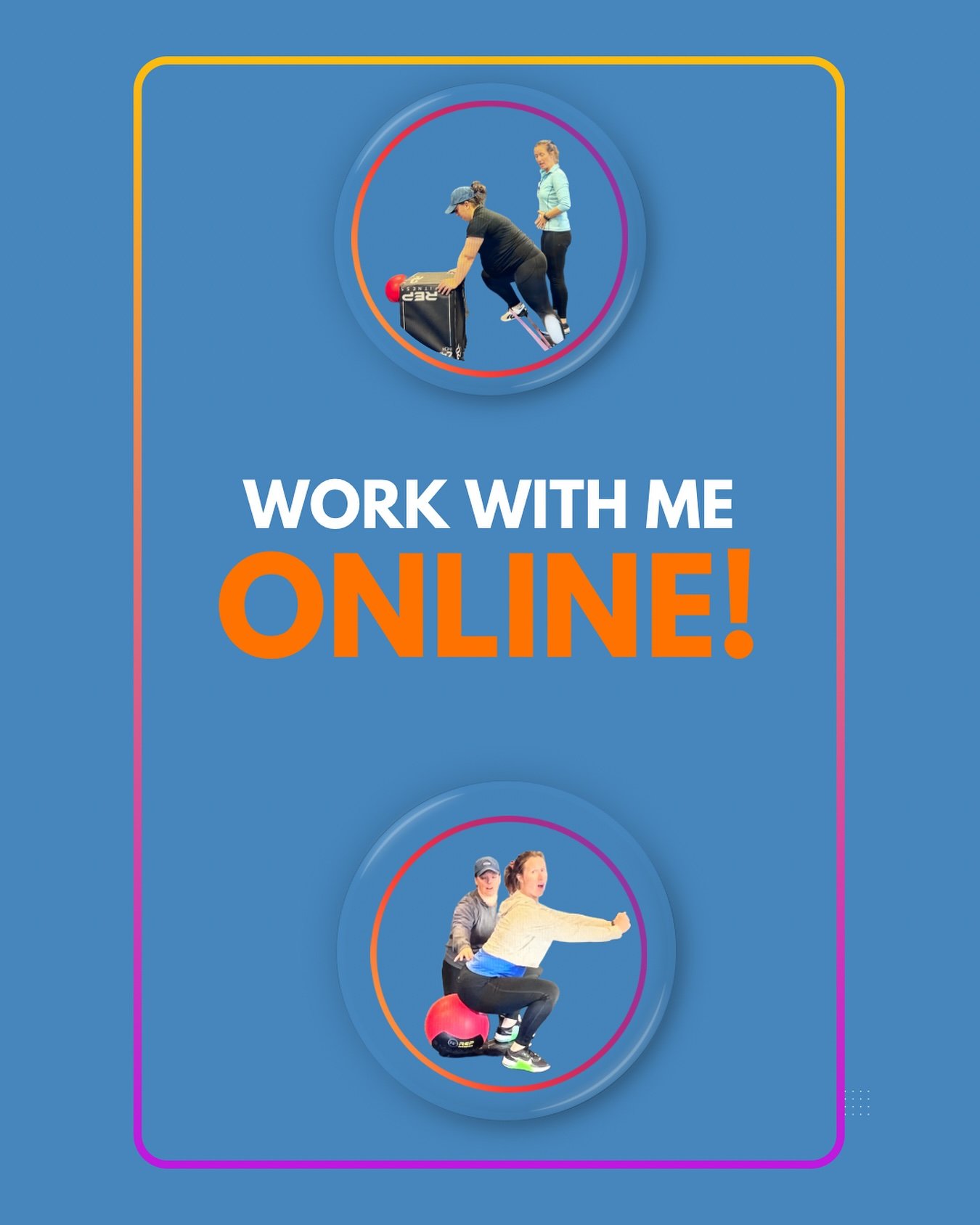 Are you a postpartum mom and needing guidance for:
🏋️&zwj;♀️Return to exercise
🚽Pee or poop problems
🎈Prolapse problems
➗Diastasis recti problems
😫Pain problems

Did you know you can schedule an online appointment with me in the comfort of your h