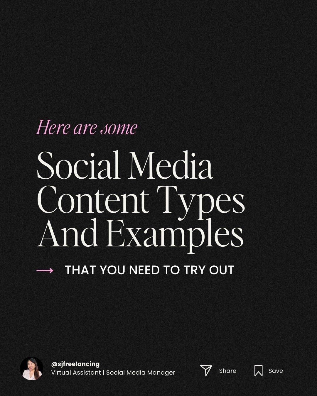 All right, SMM enthusiasts, it's content creation time! 📢 Let's explore the vibrant world of Social Media Content Types and Examples. 

Engaging Stories 🎥 Videos are where it's at! Create tutorials, behind-the-scenes glimpses, or entertaining clips