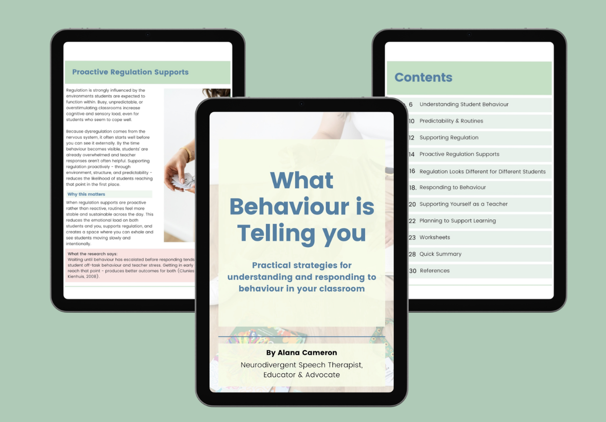 What Behaviour is Telling You