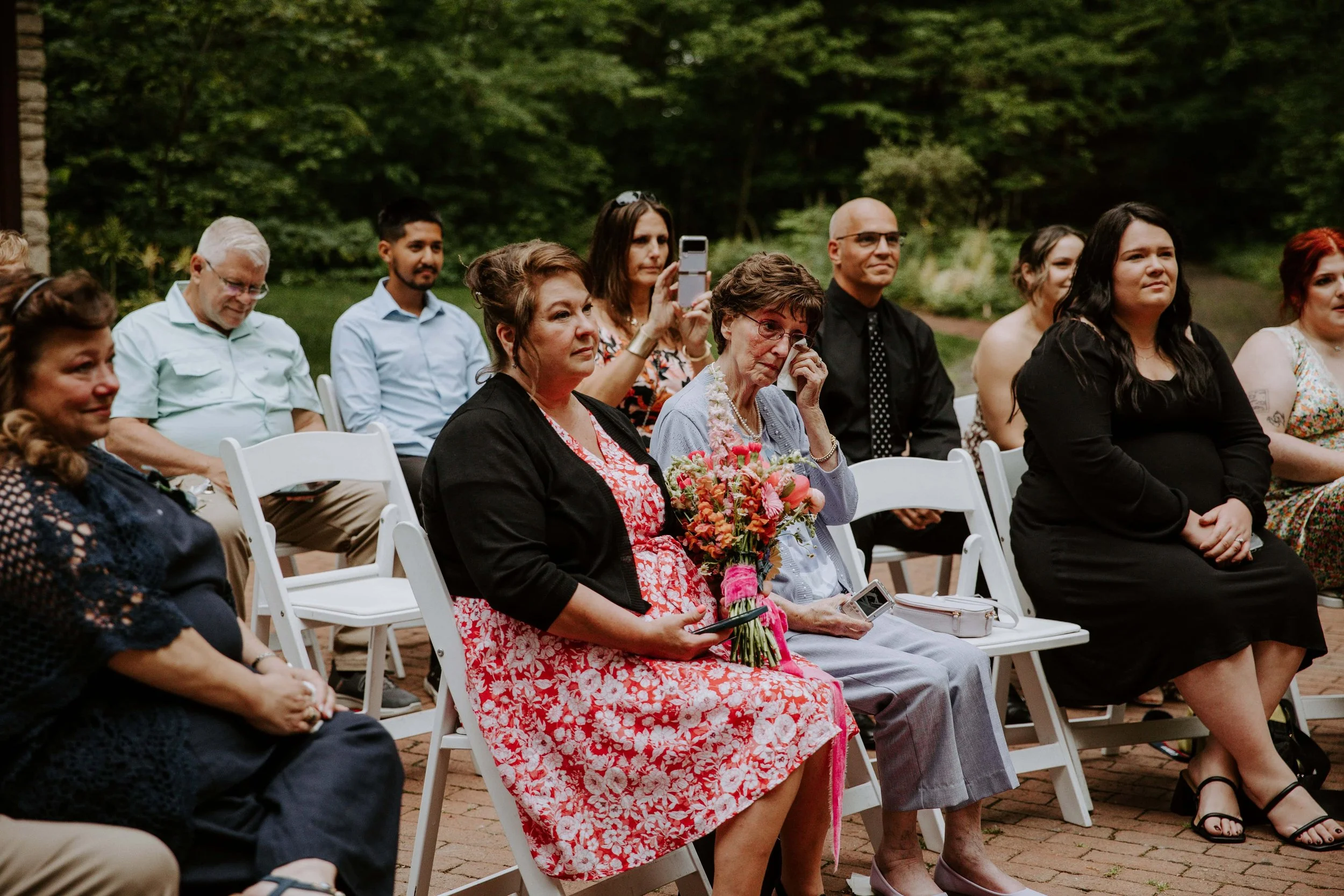 Guests are seated for the ceremony.