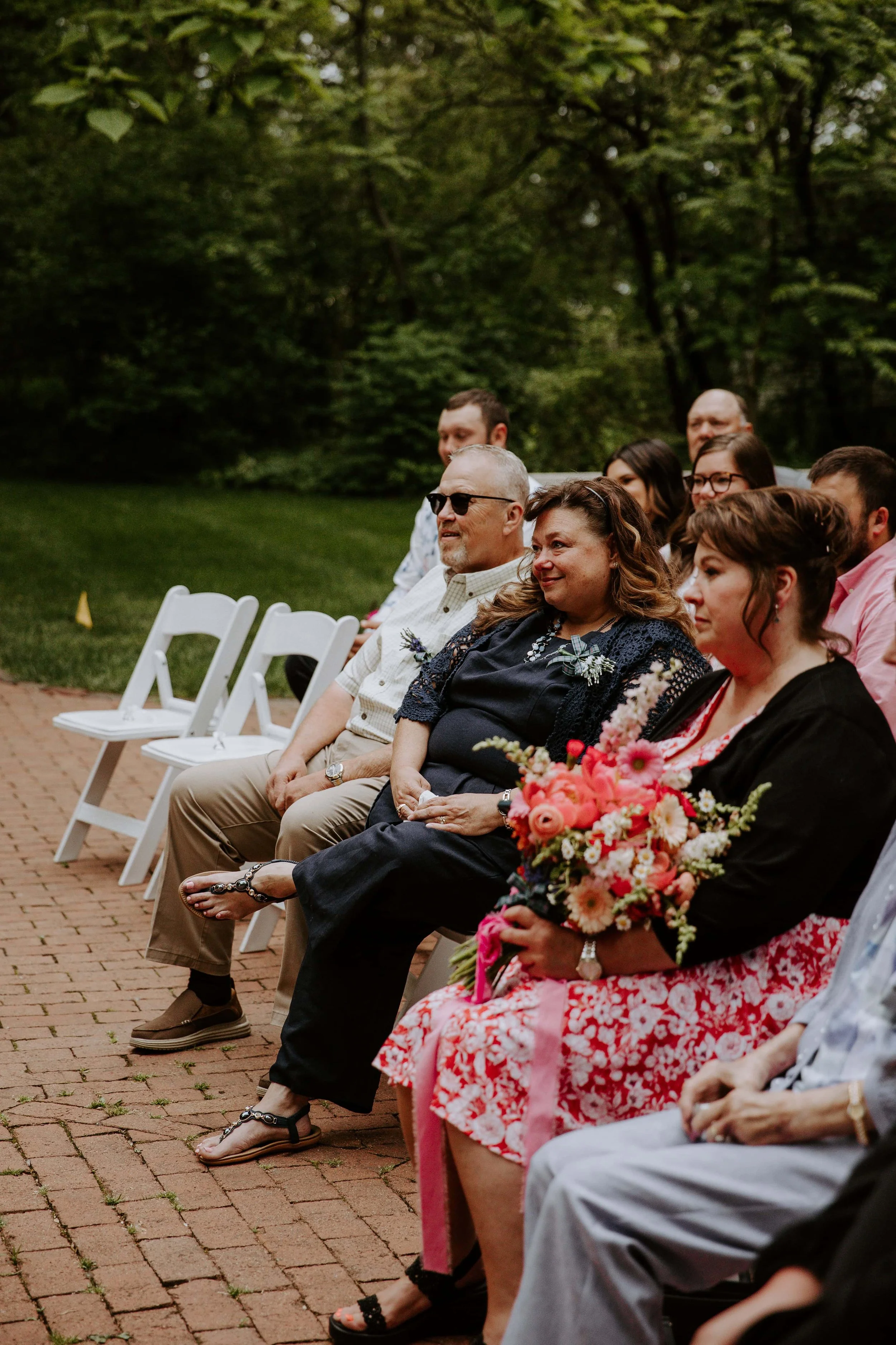 Guests are seated for the ceremony.