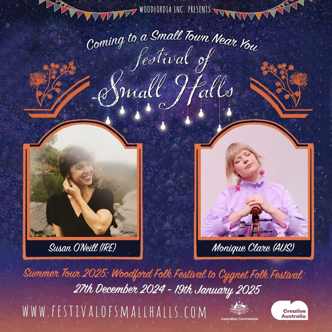 Oh gawd this is very lovely! It feels pretty out of place to announce something as delightful and wholesome as a Festival of Small Halls tour when I'm seeing such devastatingly grim news unfolding in America. But maybe it's also the perfect time. Goo